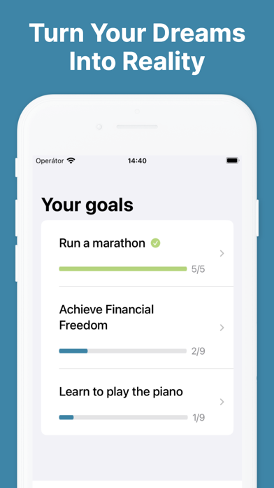 Goal Setting AI: Stridly screenshot 1