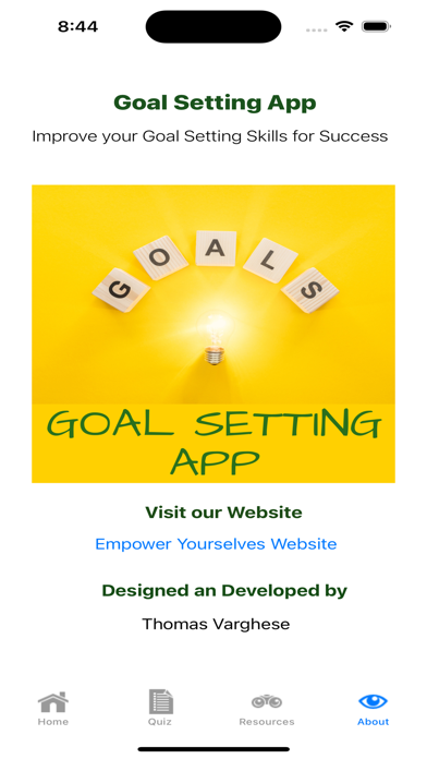 Goal Setting App screenshot 1