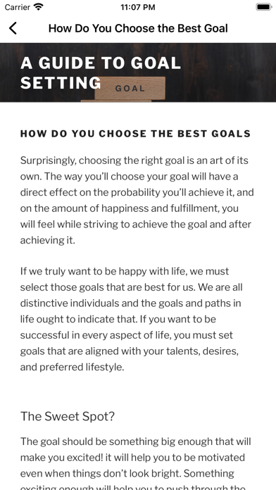Goal Setting Tracker & Guide screenshot 3