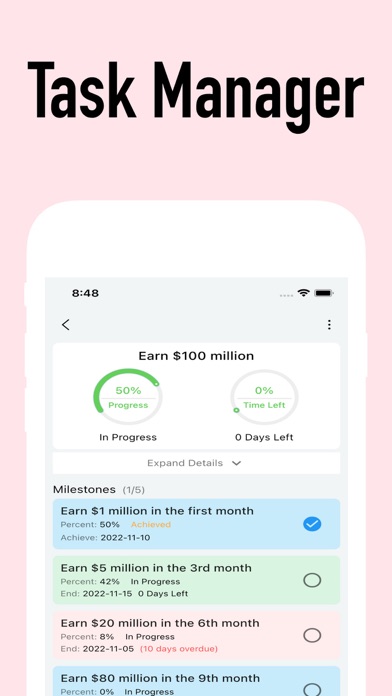 Goal Tracker - Plan Setting screenshot 3