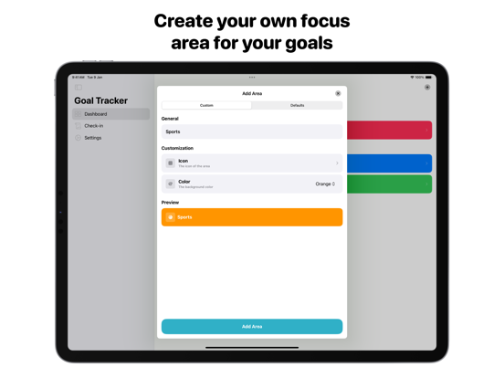 Goal Tracker: Track Progress screenshot 1