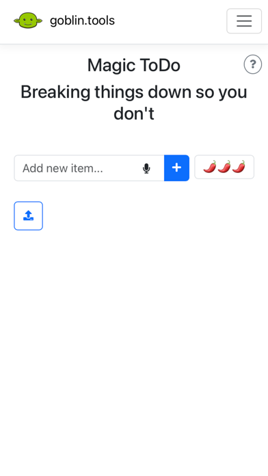 Goblin Tools screenshot 1