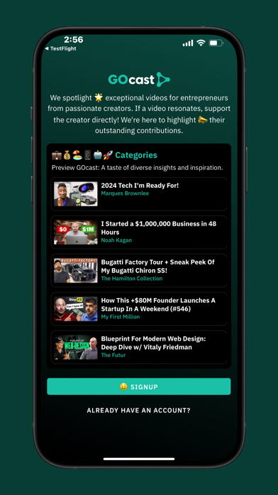 GoCast Discovery screenshot 1