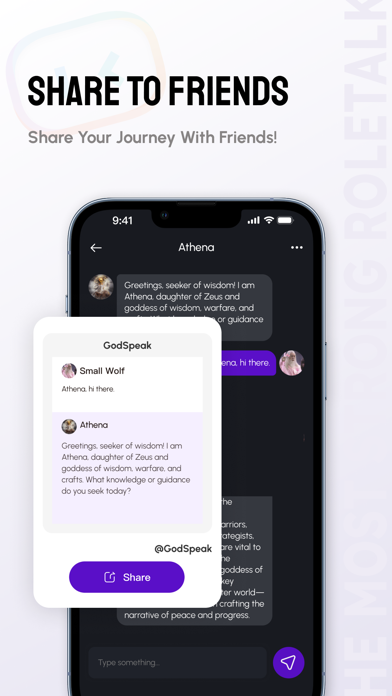 GodSpeak: Chat with legends screenshot 1