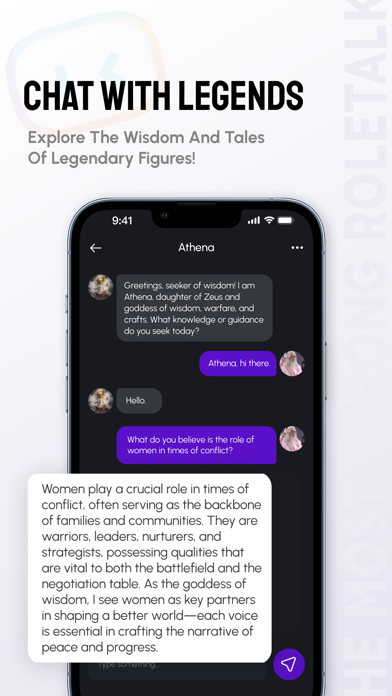 GodSpeak: Chat with legends screenshot 2