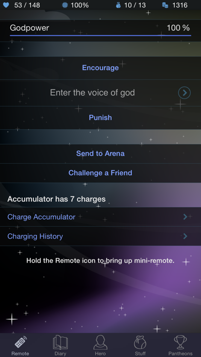 Godville screenshot 1