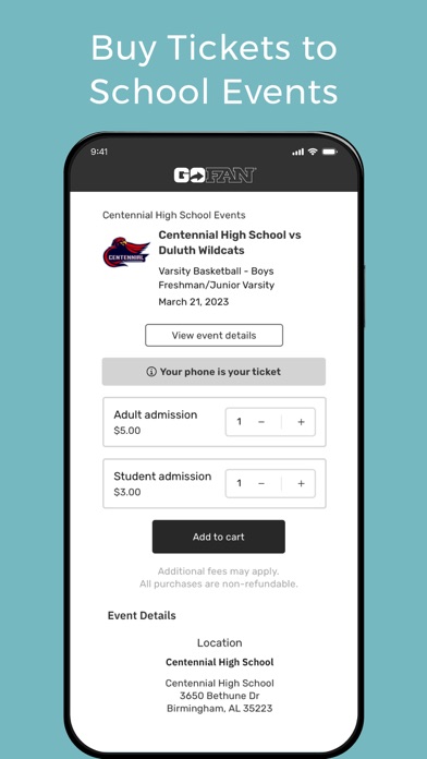 GoFan: Buy Tickets to Events screenshot 4