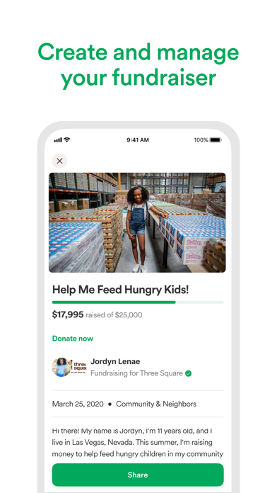 GoFundMe: Fundraise and Give screenshot 4