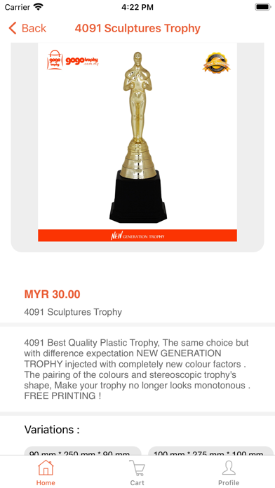 Gogo Trophy screenshot 3
