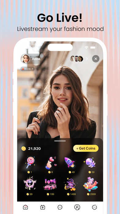 GOGOLIVE Video–Go Live, Chat screenshot 2