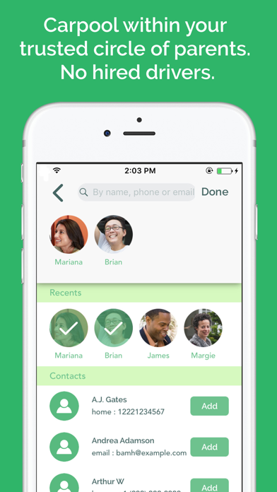 GoKid Carpool Organizer screenshot 3