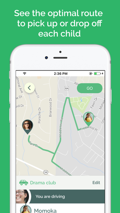 GoKid Carpool Organizer screenshot 1