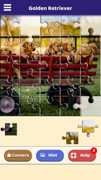 Golden Retriever Puzzle screenshot 3
