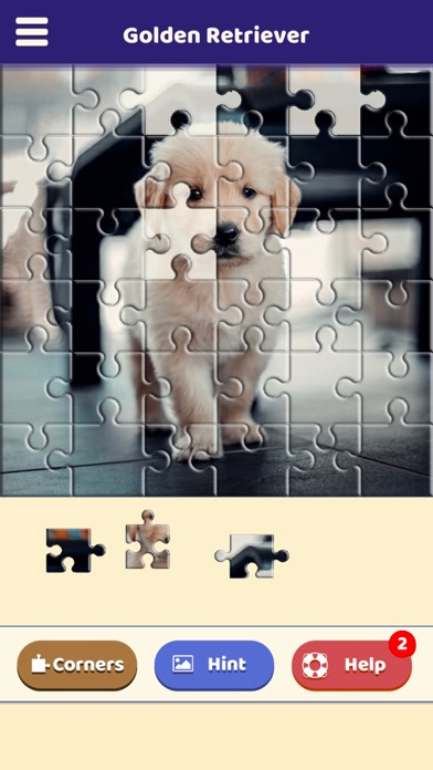 Golden Retriever Puzzle screenshot 2