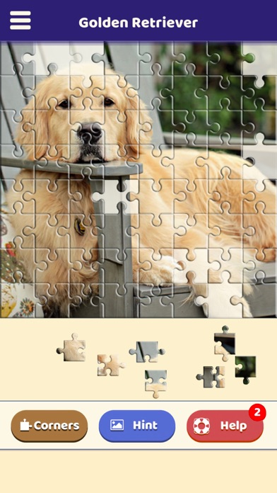 Golden Retriever Puzzle screenshot 1