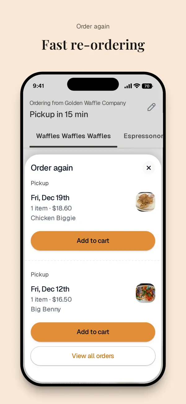 Golden Waffle Company screenshot 3