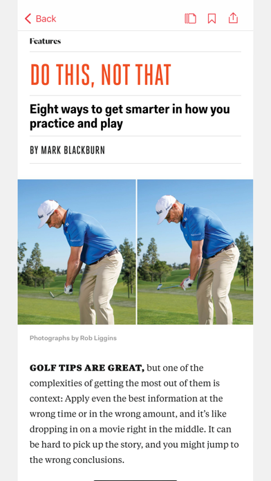Golf Digest Magazine screenshot 4