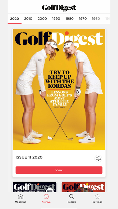 Golf Digest Magazine screenshot 2