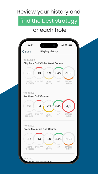Golf Pad GPS Range Finder screenshot 2