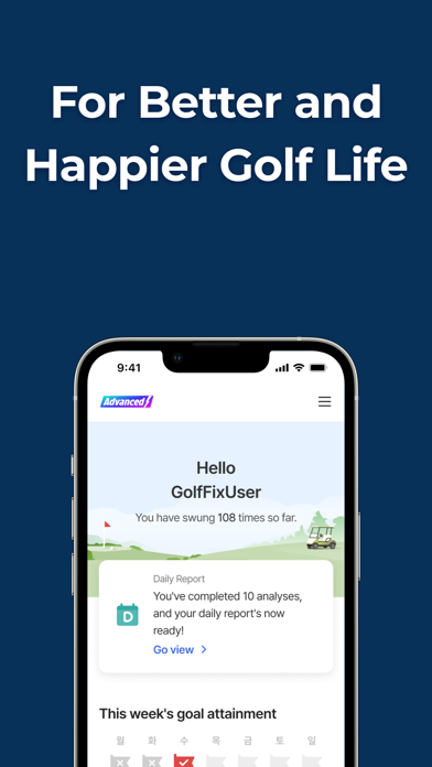 GolfFix AI Golf Swing Analyzer screenshot 1