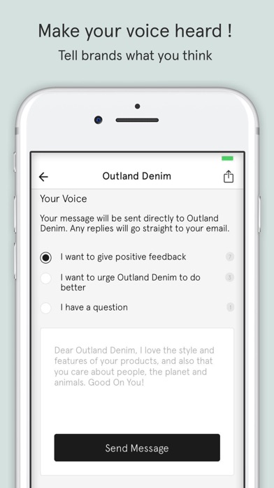 Good On You – Ethical Ratings screenshot 1