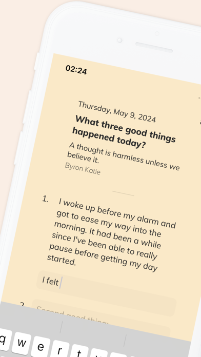 Good Things gratitude journal screenshot 8