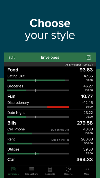 Goodbudget Budget Planner screenshot 1