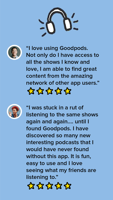 Goodpods: Podcast Player screenshot 1