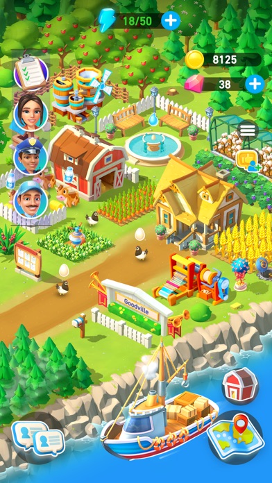 Goodville: Farm Game Adventure screenshot 1
