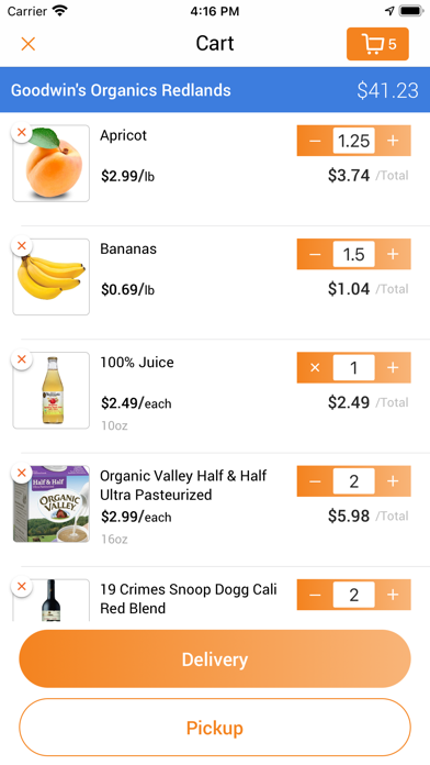 Goodwin's Organic Foods screenshot 1