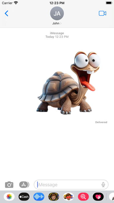 Goofy Tortoise Stickers screenshot 3