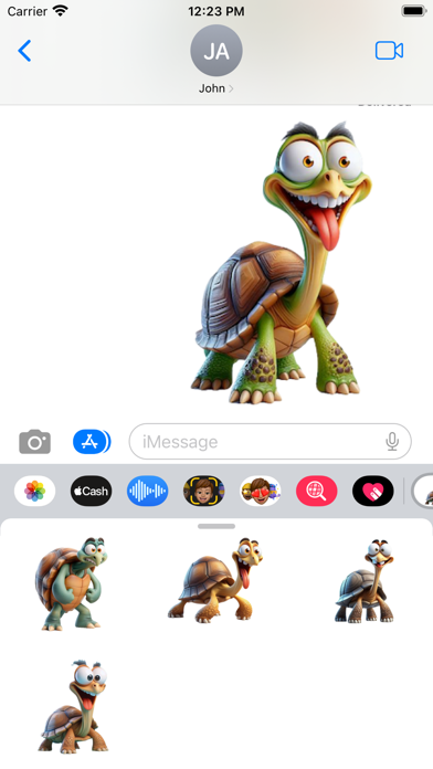 Goofy Tortoise Stickers screenshot 1