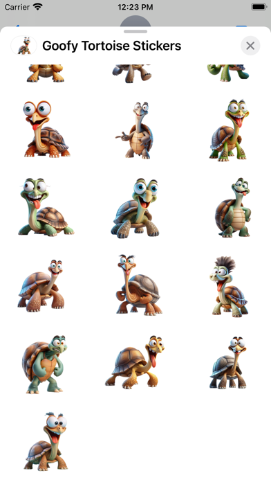 Goofy Tortoise Stickers screenshot 4
