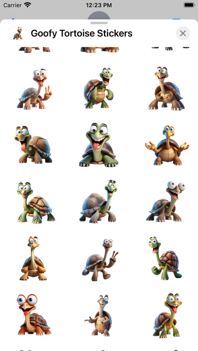 Goofy Tortoise Stickers screenshot 5