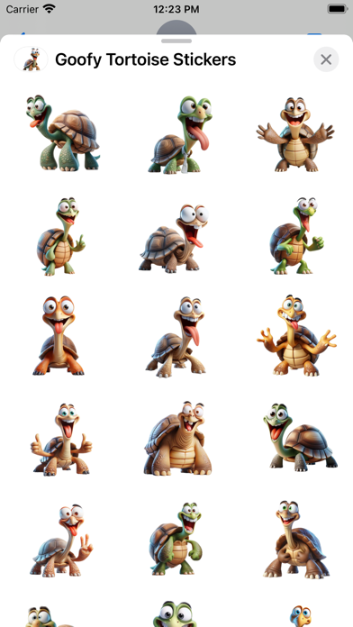 Goofy Tortoise Stickers screenshot 6