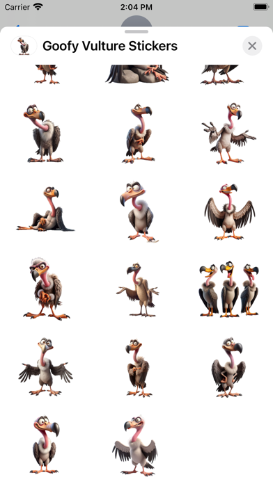 Goofy Vulture Stickers screenshot 4