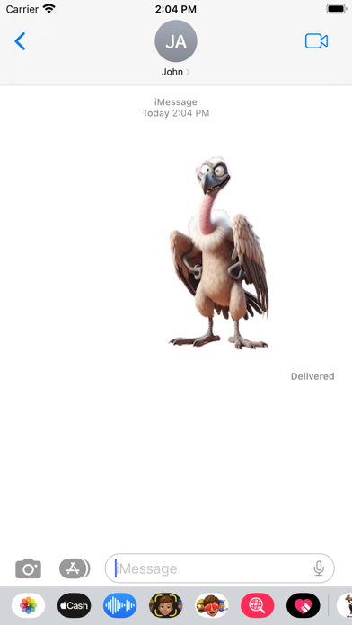 Goofy Vulture Stickers screenshot 3