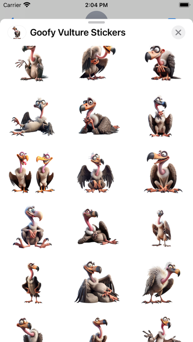 Goofy Vulture Stickers screenshot 5