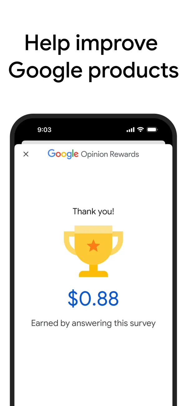 Google Opinion Rewards screenshot 4