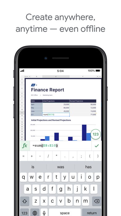 Google Sheets screenshot 3