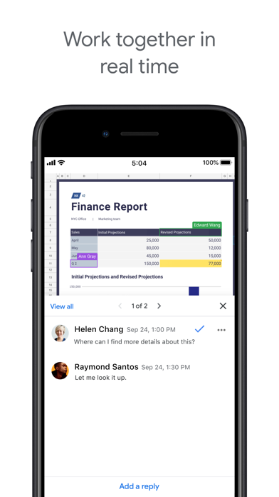 Google Sheets screenshot 5