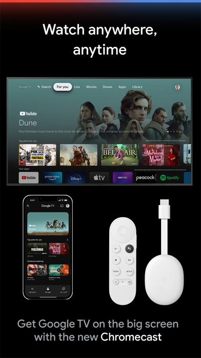 Google TV: Watch Movies & TV screenshot 1