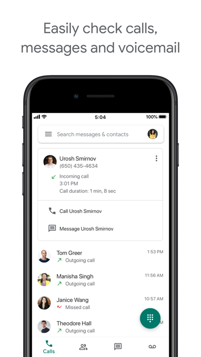 Google Voice screenshot 4