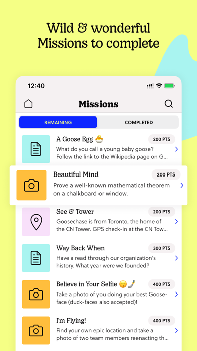 Goosechase screenshot 4