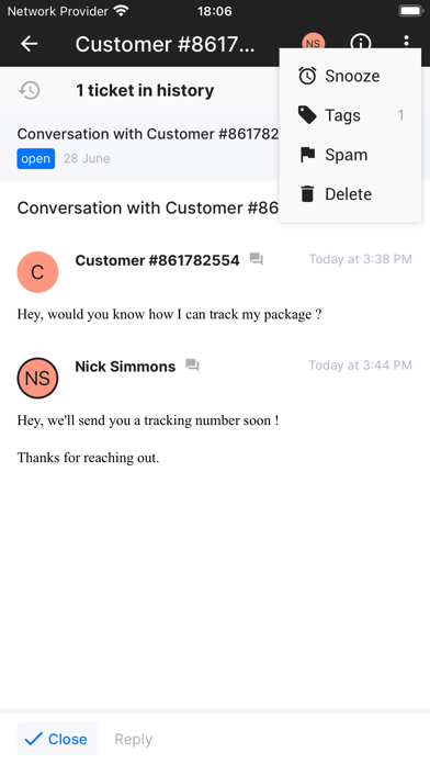 Gorgias Helpdesk screenshot 2