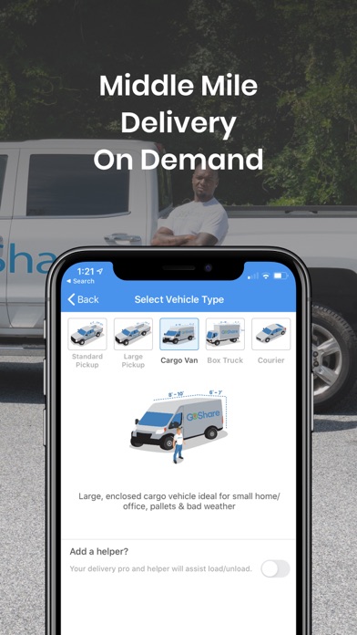 GoShare: Deliver, Move, LTL screenshot 3