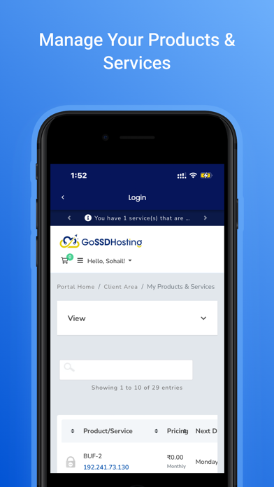 GoSSDHosting screenshot 3