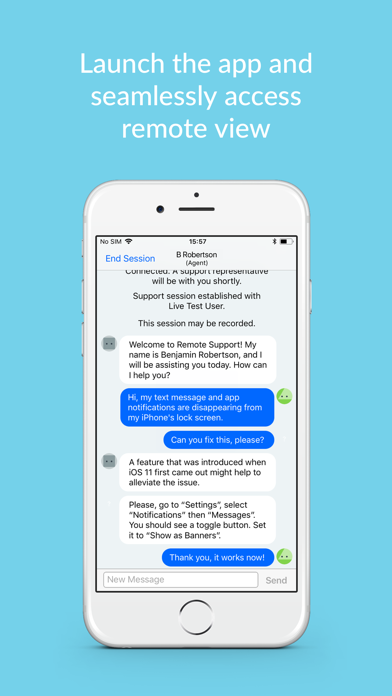 GoToAssist Support - Customer screenshot 1