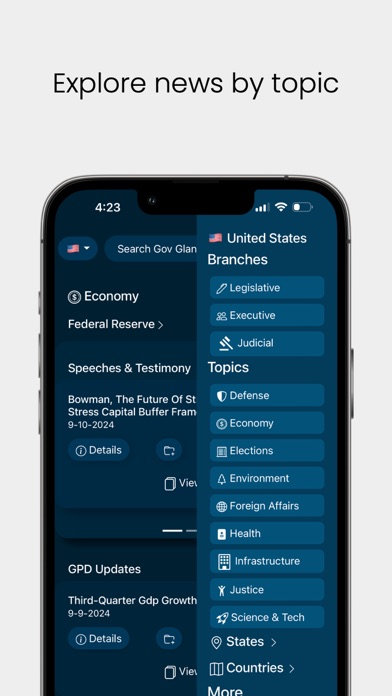 Gov Glance screenshot 5