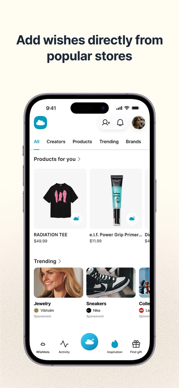 GoWish - Your Digital Wishlist screenshot 1
